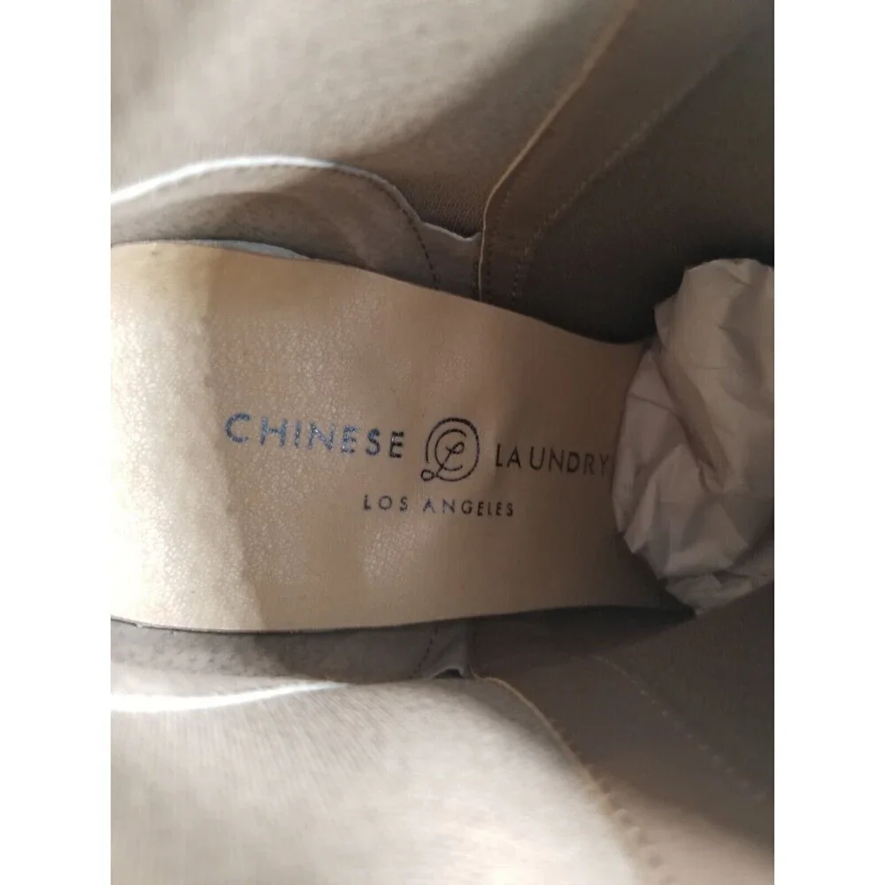 Chinese Laundry Womens Finn Brown Block Heel‎ Ankle Booties Size 6.5